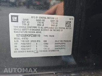 2015 GMC Sierra 1500 SLE Extended Cab Medium Bed 3SA - miniatura 2