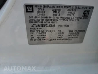 2015 GMC Sierra 1500 SLT Crew Cab Short Bed 4SA - miniatura 14