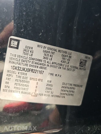2015 GMC Yukon Denali XL 5SA - miniatura 15