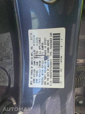 2015 Honda Accord Sedan EX-L - miniatura 14