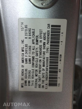 2015 Honda Accord Sedan EX-L - miniatura 11