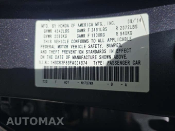 2015 Honda Accord Sedan EX-L - miniatura 5