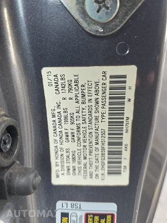 2015 Honda Civic Coupe LX – miniatura 14
