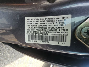 2015 Honda Civic Sedan EX-L - miniatura 14