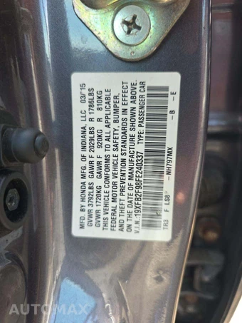 2015 Honda Civic Sedan EX-L - miniatura 5