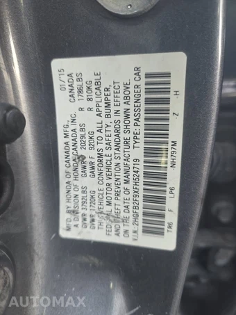 2015 Honda Civic Sedan EX-L – miniatura 14