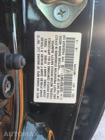 2015 Honda Civic Sedan LX - miniatura 14