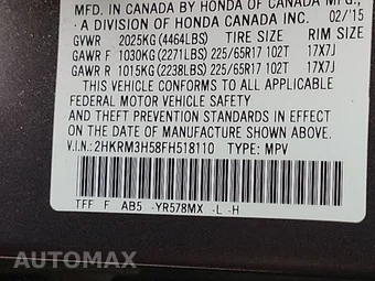 2015 Honda CR-V EX – miniatura 14