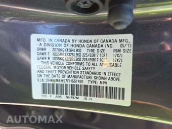 2015 Honda CR-V EX – miniatura 2
