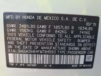 2015 Honda Fit EX-L w/Navigation – miniatura 5