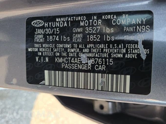 2015 Hyundai Accent GLS Sedan - miniatura 14