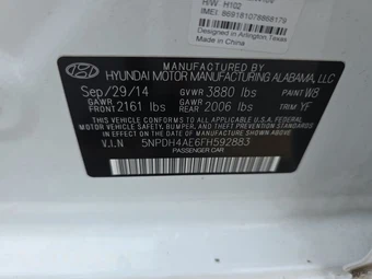 2015 Hyundai Elantra Limited Sedan - miniatura 14
