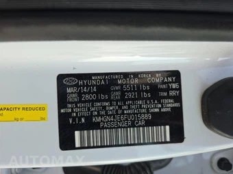 2015 Hyundai Genesis 3.8 Sedan - miniatura 14