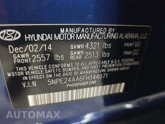 2015 Hyundai Sonata Eco – miniatura 5