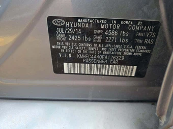 2015 Hyundai Sonata Hybrid Limited – miniatura 5