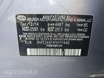 2015 Hyundai Sonata SE – miniatura 5