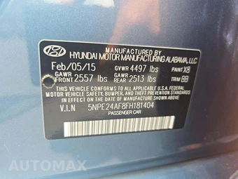 2015 Hyundai Sonata SE – miniatura 5