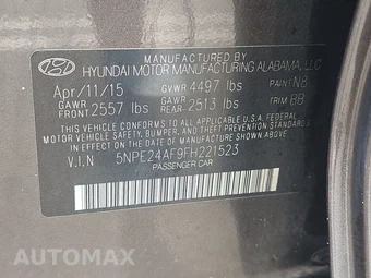2015 Hyundai Sonata SE - miniatura 14