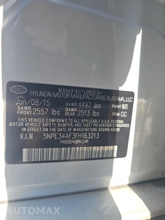 2015 Hyundai Sonata Sport – miniatura 14