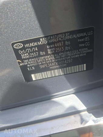 2015 Hyundai Sonata Sport – miniatura 2