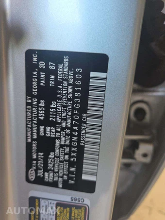 2015 Kia Optima EX – miniatura 2