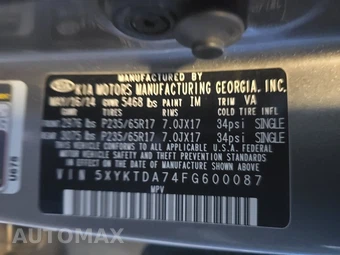 2015 Kia Sorento LX - miniatura 15