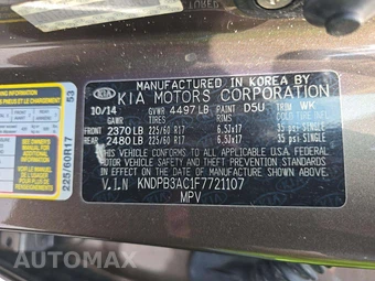 2015 Kia Sportage LX – miniatura 5