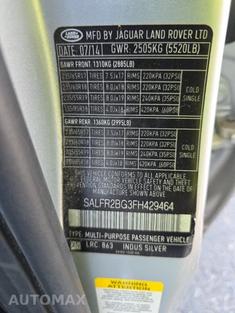2015 Land Rover LR2 HSE – miniatura 14