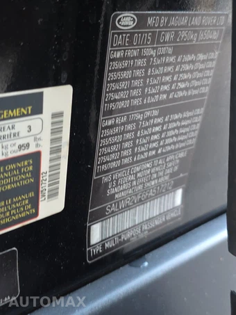 2015 Land Rover Range Rover Sport HSE – miniatura 14