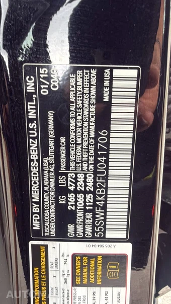 2015 Mercedes-Benz C 300 4MATIC Sedan w/Sport Pkg - miniatura 9