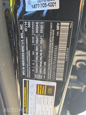 2015 Mercedes-Benz GL 63 AMG 4MATIC – miniatura 14