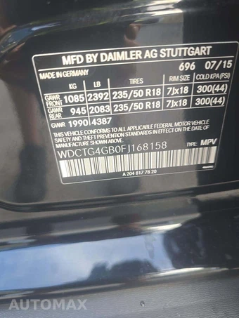 2015 Mercedes-Benz GLA 250 4MATIC - miniatura 2