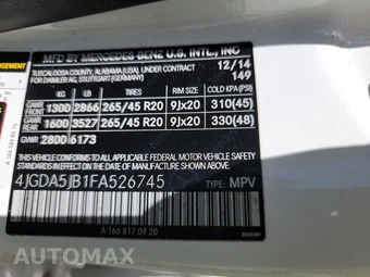 2015 Mercedes-Benz ML 350 – miniatura 14