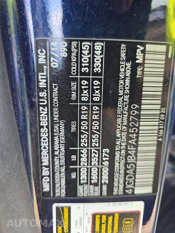 2015 Mercedes-Benz ML 350 – miniatura 5