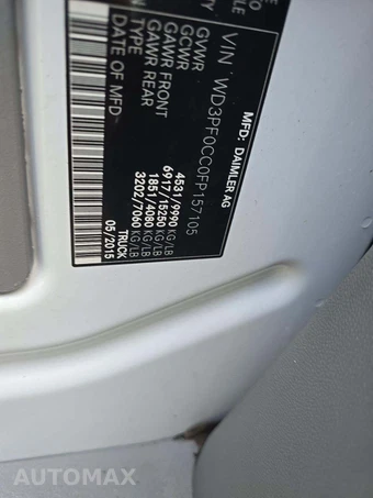 2015 Mercedes-Benz Sprinter 3500 Cargo Van DRW High Roof 144.3" WB – miniatura 5