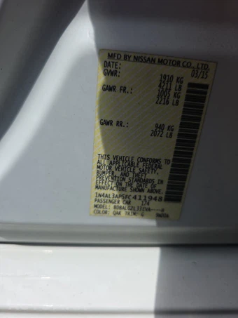 2015 Nissan Altima 2.5 S – miniatura 14
