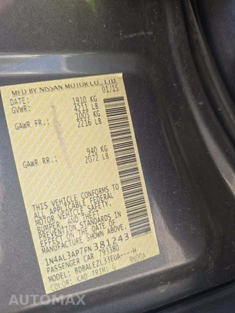 2015 Nissan Altima 2.5 S – miniatura 2