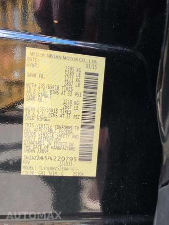 2015 Nissan Murano SL – miniatura 5