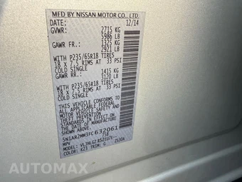2015 Nissan Pathfinder SL - miniatura 86