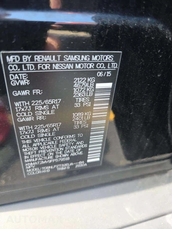 2015 Nissan Rogue S – miniatura 5
