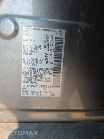 2015 Nissan Rogue SL – miniatura 14
