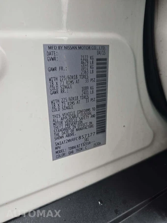 2015 Nissan Rogue SL – miniatura 5