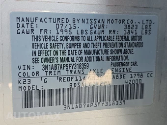 2015 Nissan Sentra S – miniatura 14