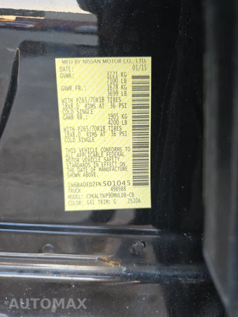 2015 Nissan TITAN SV Crew Cab Short Bed - miniatura 21