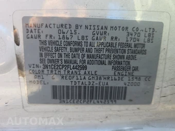 2015 Nissan Versa Note SV – miniatura 19