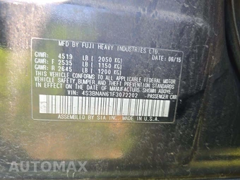 2015 Subaru Legacy 2.5i Limited – miniatura 5
