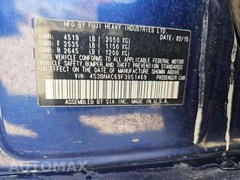 2015 Subaru Legacy 2.5i Premium – miniatura 6