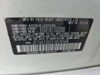 2015 Subaru WRX Premium – miniatura 5