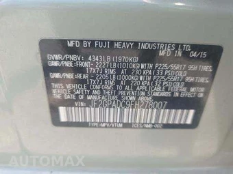 2015 Subaru XV Crosstrek 2.0i Premium – miniatura 6