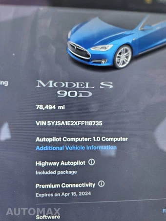2015 Tesla Model S 90D – miniatura 35
